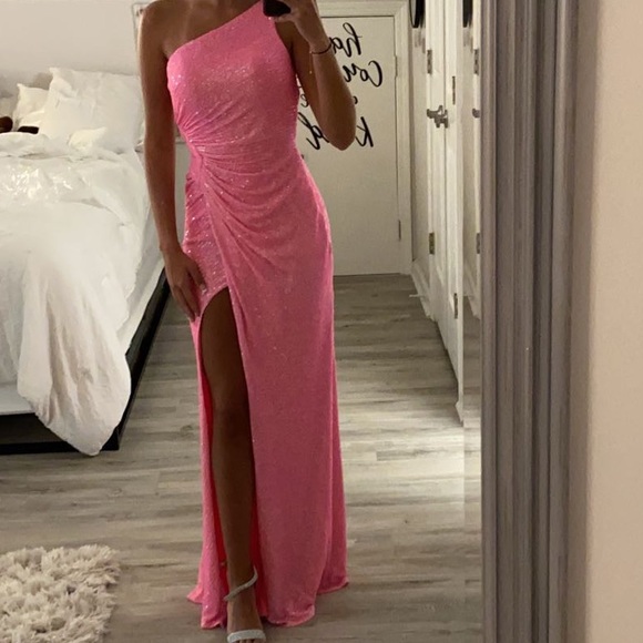 prom dress bright pink - Picture 4 of 5